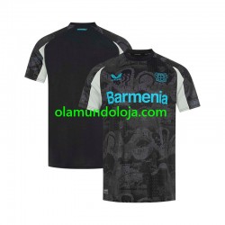Camisola Bayer 04 Leverkusen Homem Equipamento Terceiro 2024-2025 Manga Curta
